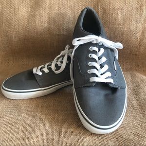 Vans Grey Canvas lace up mens 12